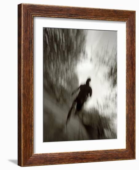 African American Male on a Training Run-Chris Trotman-Framed Photographic Print