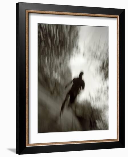 African American Male on a Training Run-Chris Trotman-Framed Photographic Print
