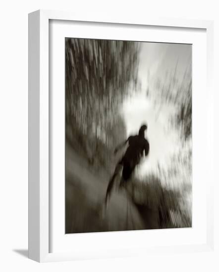 African American Male on a Training Run-Chris Trotman-Framed Photographic Print