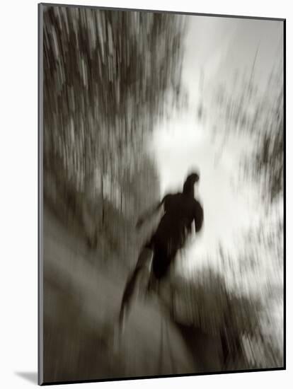 African American Male on a Training Run-Chris Trotman-Mounted Photographic Print