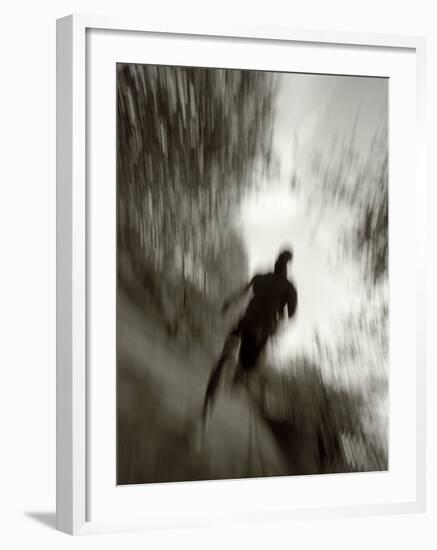African American Male on a Training Run-Chris Trotman-Framed Photographic Print