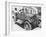 African American Men and a Boy in Dusty Jalopy in Front of Clapboard Church-Alfred Eisenstaedt-Framed Photographic Print