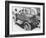 African American Men and a Boy in Dusty Jalopy in Front of Clapboard Church-Alfred Eisenstaedt-Framed Photographic Print