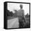 African-American on cotton patch in Mississippi, 1936-Dorothea Lange-Framed Premier Image Canvas