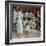 African American Ondria Thornton Window Shopping W. Her Granddaughter Ondria Tanner-null-Framed Photographic Print