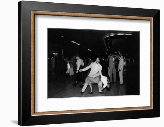 African-American People Dancing Rock 'n Roll-null-Framed Photographic Print