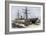 African-American Stevedores Loading Cotton on a Ship in Charlestown, South Carolina, c.1870-null-Framed Giclee Print