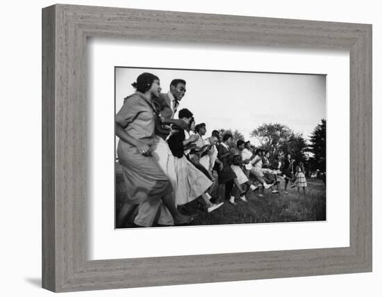 African American Students Dancing Together-Grey Villet-Framed Photographic Print