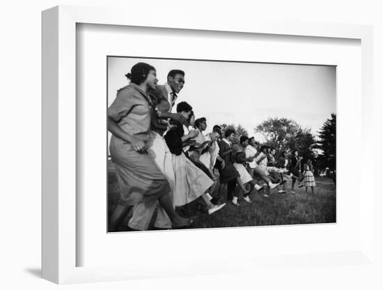 African American Students Dancing Together-Grey Villet-Framed Photographic Print