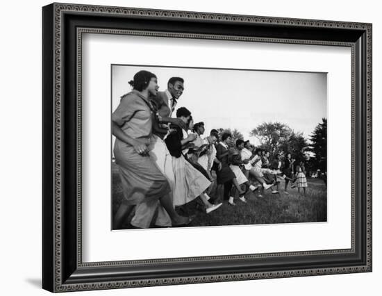 African American Students Dancing Together-Grey Villet-Framed Photographic Print