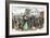 African-American Troops Mustered Out of the Union Army at Little Rock, Arkansas after the Civil War-null-Framed Giclee Print