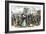 African-American Troops Mustered Out of the Union Army at Little Rock, Arkansas after the Civil War-null-Framed Giclee Print