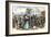 African-American Troops Mustered Out of the Union Army at Little Rock, Arkansas after the Civil War-null-Framed Giclee Print