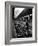 African American Woman Picking Up Debris on Tracks at Union Station-Alfred Eisenstaedt-Framed Photographic Print