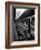 African American Woman Picking Up Debris on Tracks at Union Station-Alfred Eisenstaedt-Framed Photographic Print