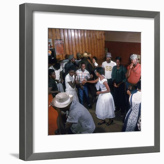 African Americans Dancing to the Jukebox at the Harlem Cafe-Margaret Bourke-White-Framed Photographic Print