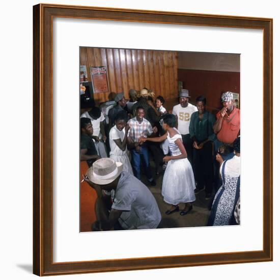 African Americans Dancing to the Jukebox at the Harlem Cafe-Margaret Bourke-White-Framed Photographic Print