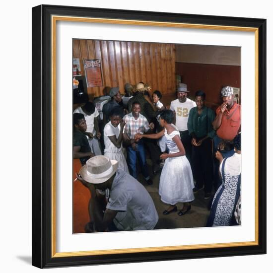 African Americans Dancing to the Jukebox at the Harlem Cafe-Margaret Bourke-White-Framed Photographic Print