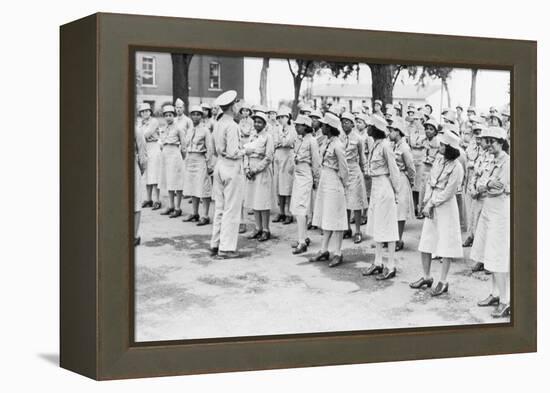 African Americans in the Women's Army Auxiliary Corps in 1941-null-Framed Stretched Canvas