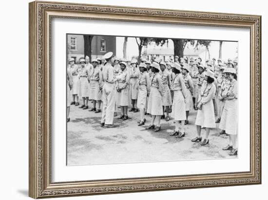 African Americans in the Women's Army Auxiliary Corps in 1941-null-Framed Photo