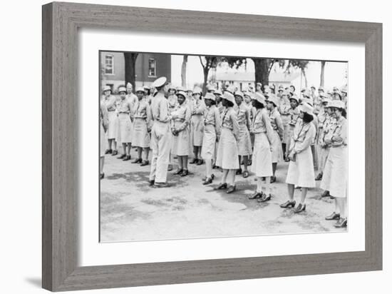 African Americans in the Women's Army Auxiliary Corps in 1941-null-Framed Photo