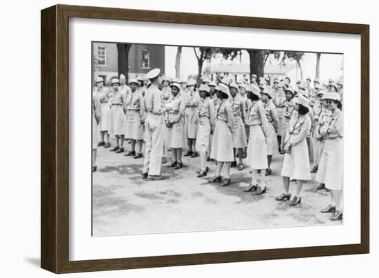 African Americans in the Women's Army Auxiliary Corps in 1941-null-Framed Photo