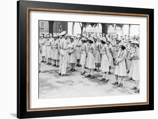 African Americans in the Women's Army Auxiliary Corps in 1941-null-Framed Photo