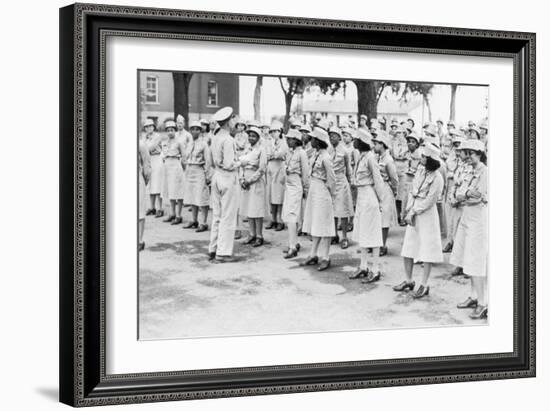 African Americans in the Women's Army Auxiliary Corps in 1941-null-Framed Photo