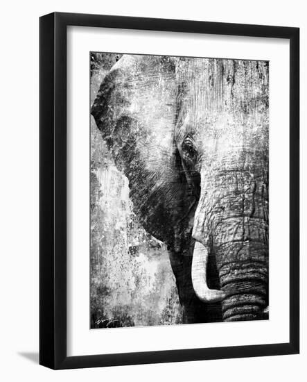 African Animals I - Grey-Eric Yang-Framed Art Print