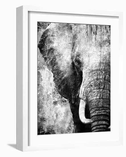 African Animals I - Grey-Eric Yang-Framed Art Print