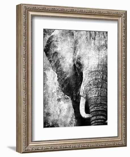 African Animals I - Grey-Eric Yang-Framed Art Print