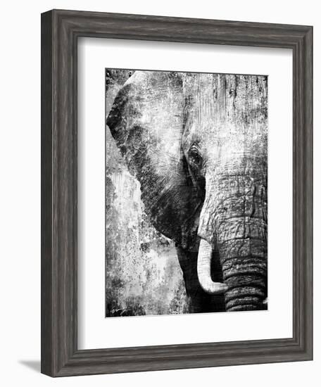 African Animals I - Grey-Eric Yang-Framed Art Print