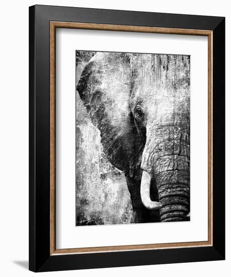 African Animals I - Grey-Eric Yang-Framed Art Print