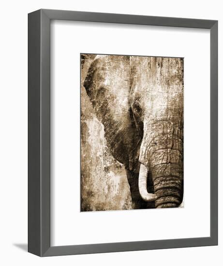 African Animals I - Sepia-Eric Yang-Framed Art Print