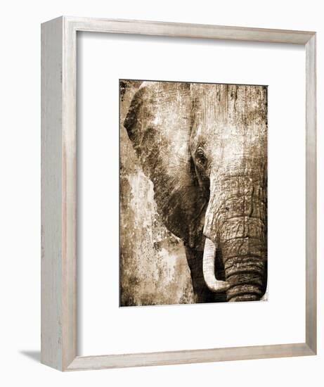 African Animals I - Sepia-Eric Yang-Framed Art Print