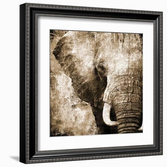 African Animals I - Sepia-Eric Yang-Framed Art Print