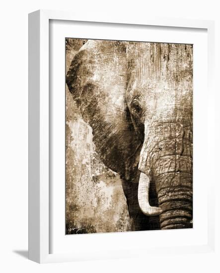 African Animals I - Sepia-Eric Yang-Framed Art Print