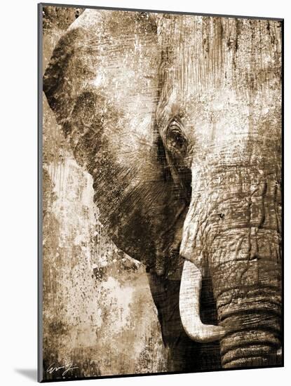 African Animals I - Sepia-Eric Yang-Mounted Art Print
