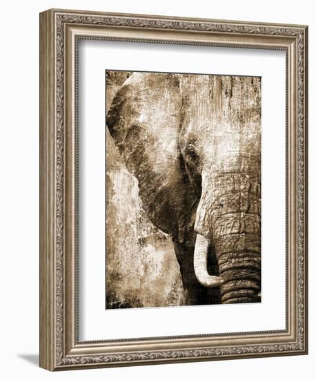 African Animals I - Sepia-Eric Yang-Framed Art Print