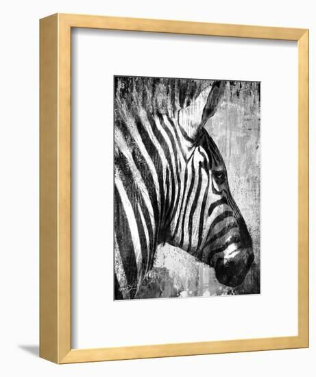 African Animals II - Grey-Eric Yang-Framed Art Print