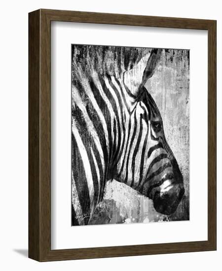 African Animals II - Grey-Eric Yang-Framed Art Print