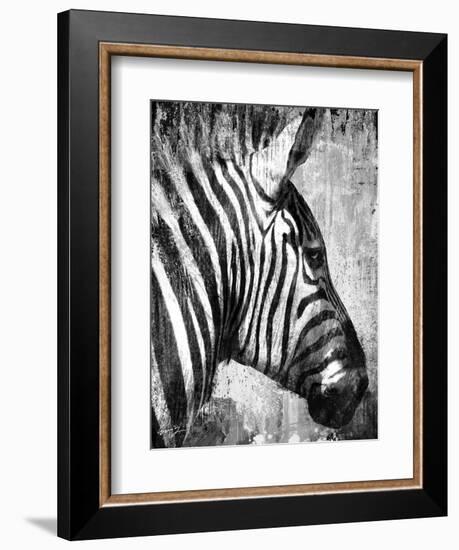 African Animals II - Grey-Eric Yang-Framed Art Print