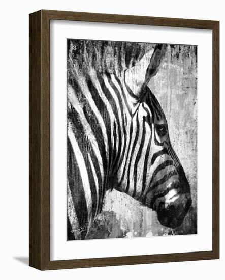 African Animals II - Grey-Eric Yang-Framed Art Print