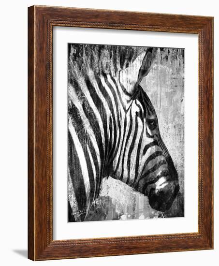 African Animals II - Grey-Eric Yang-Framed Art Print