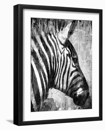 African Animals II - Grey-Eric Yang-Framed Art Print