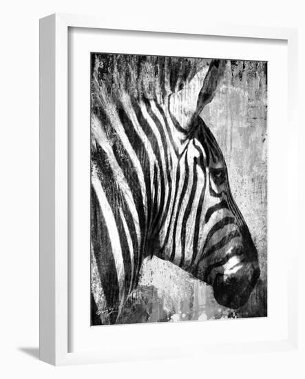 African Animals II - Grey-Eric Yang-Framed Art Print