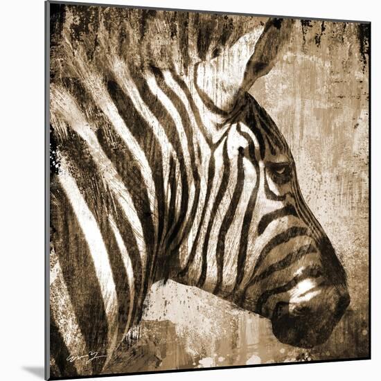 African Animals II - Sepia-Eric Yang-Mounted Art Print