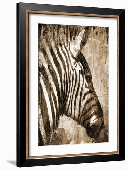 African Animals II - Sepia-Eric Yang-Framed Art Print