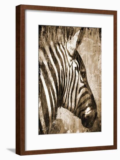 African Animals II - Sepia-Eric Yang-Framed Art Print