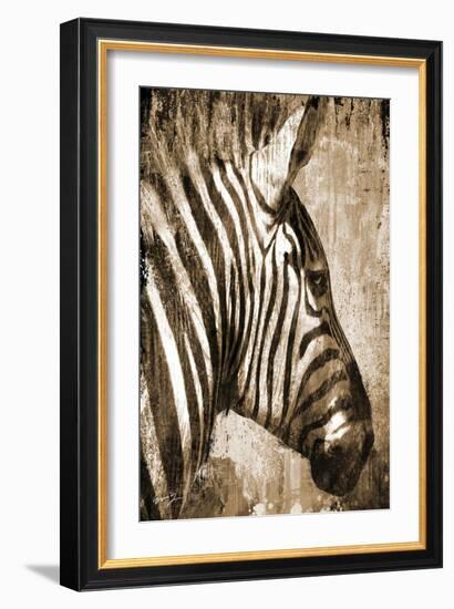 African Animals II - Sepia-Eric Yang-Framed Art Print